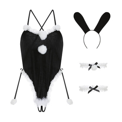 Bunny Girl Night Dress 4PC Set