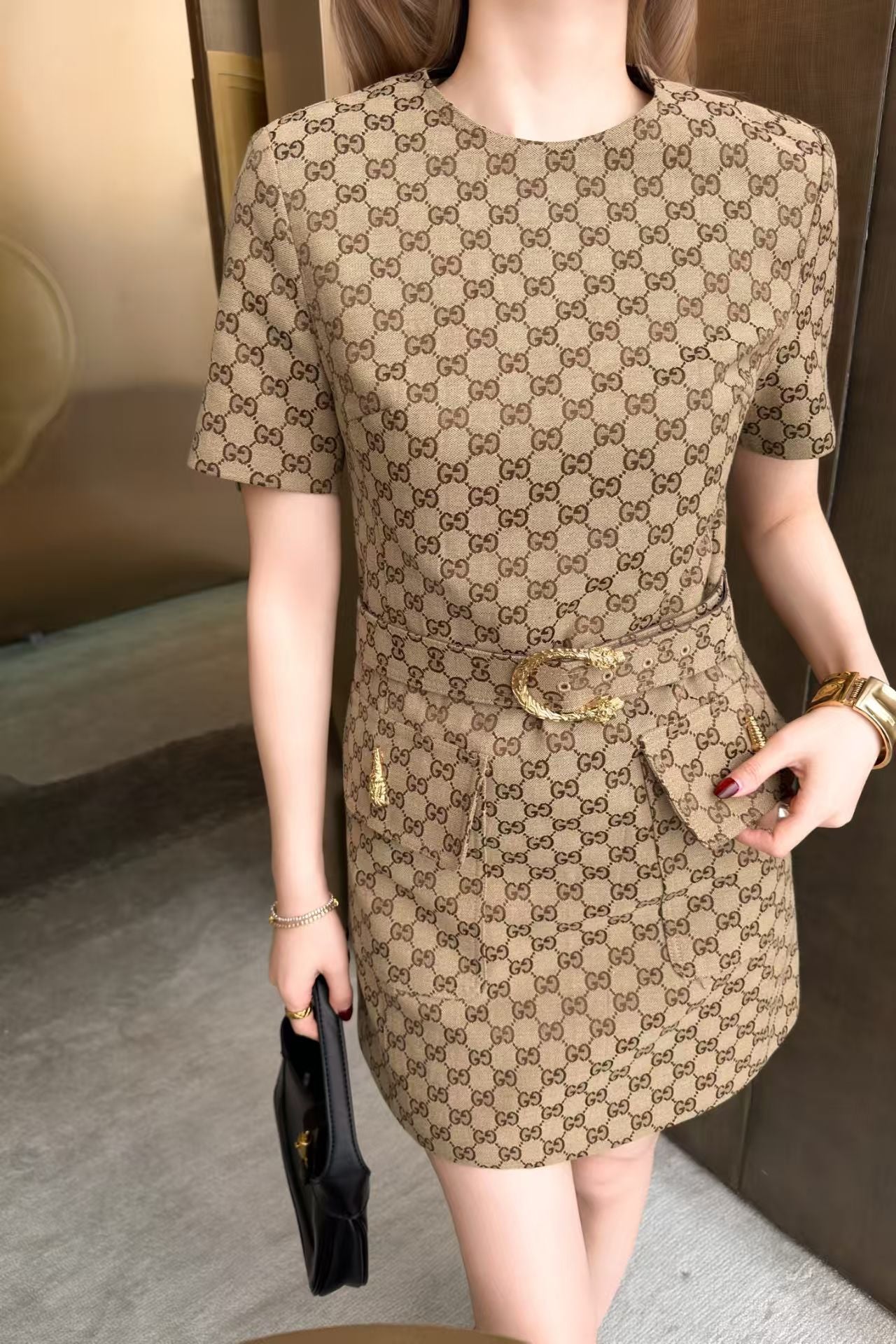 Gucci Brown Jumpsuit