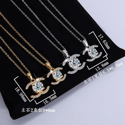 Chanel Colored Moissanite Necklace