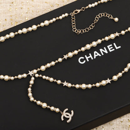 Chanel Pearl Star Waist Chain