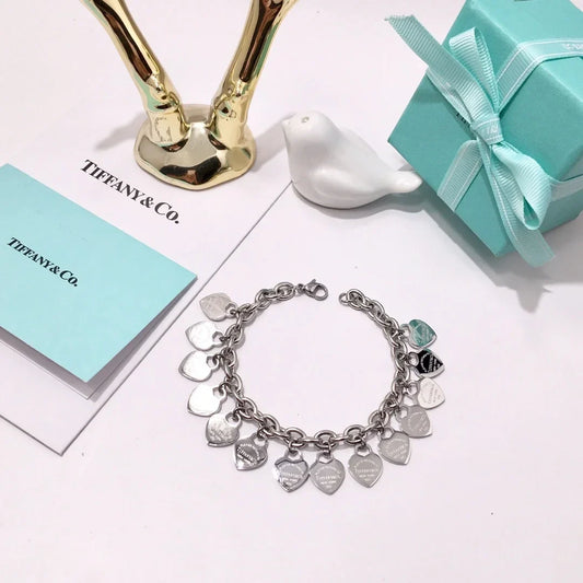 Tiffany Multi-heart Tag Bracelet