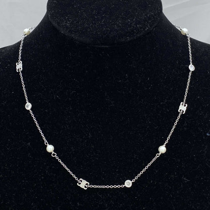 Celine Pearl Necklace Bracelet