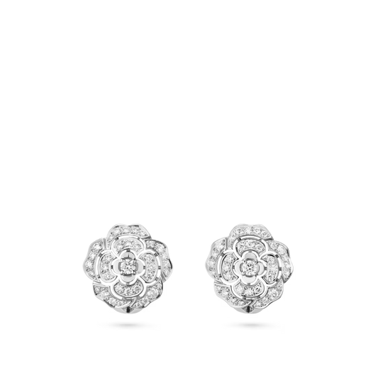 Chanel Bouton de Cam鑼卨ia Earrings