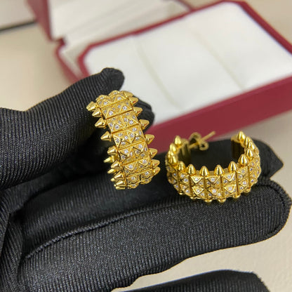 Cartier Clash de Cartier Hoop Diamond Earrings