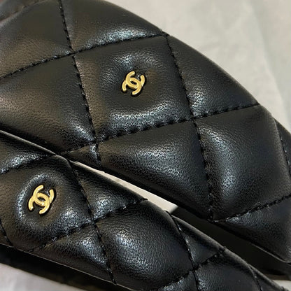 Chanel Leather Hair Band