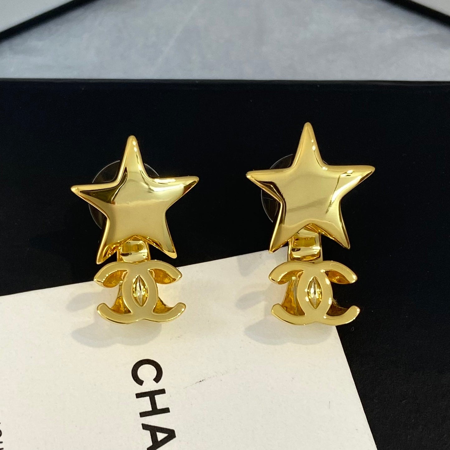 Chanel Star Earrings
