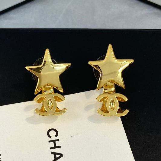Chanel Star Earrings