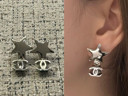 Chanel Star Earrings