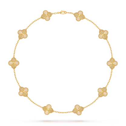 VCA Vintage Alhambra necklace, 10 motifs